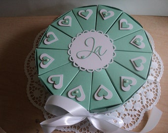 hochzeitstorte Geldgeschenk Give Away Hochzeit Schachteltorte Papiertorte Hochzeitsgeschenk Geschenk Geschenkidee