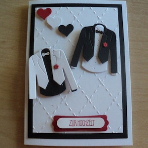 Hochzeitskarte -Glückwunschkarte Männer Schwule Männerhochzeit Hochzeit