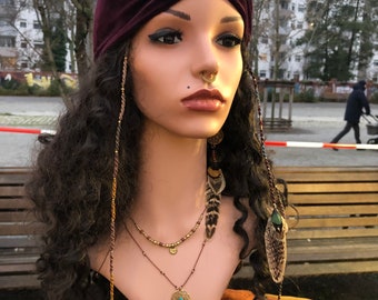 Headband with jewelry