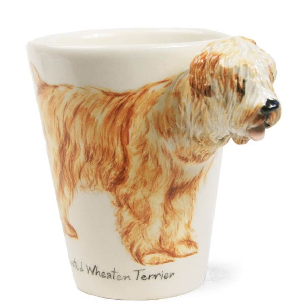 Blue Witch Wheaten Terrier Handmade Coffee Mug 8oz Mahogany (10cm x 8cm) An Original Gift Idea! A Great Gift For Dog Lovers!