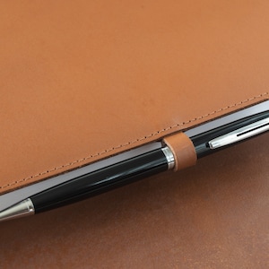 Indra Handmade Leather Wrap nachfüllbares Journal A5 Kupfer 21cm x 15cm x 2cm Kann personalisiert werden Bild 5