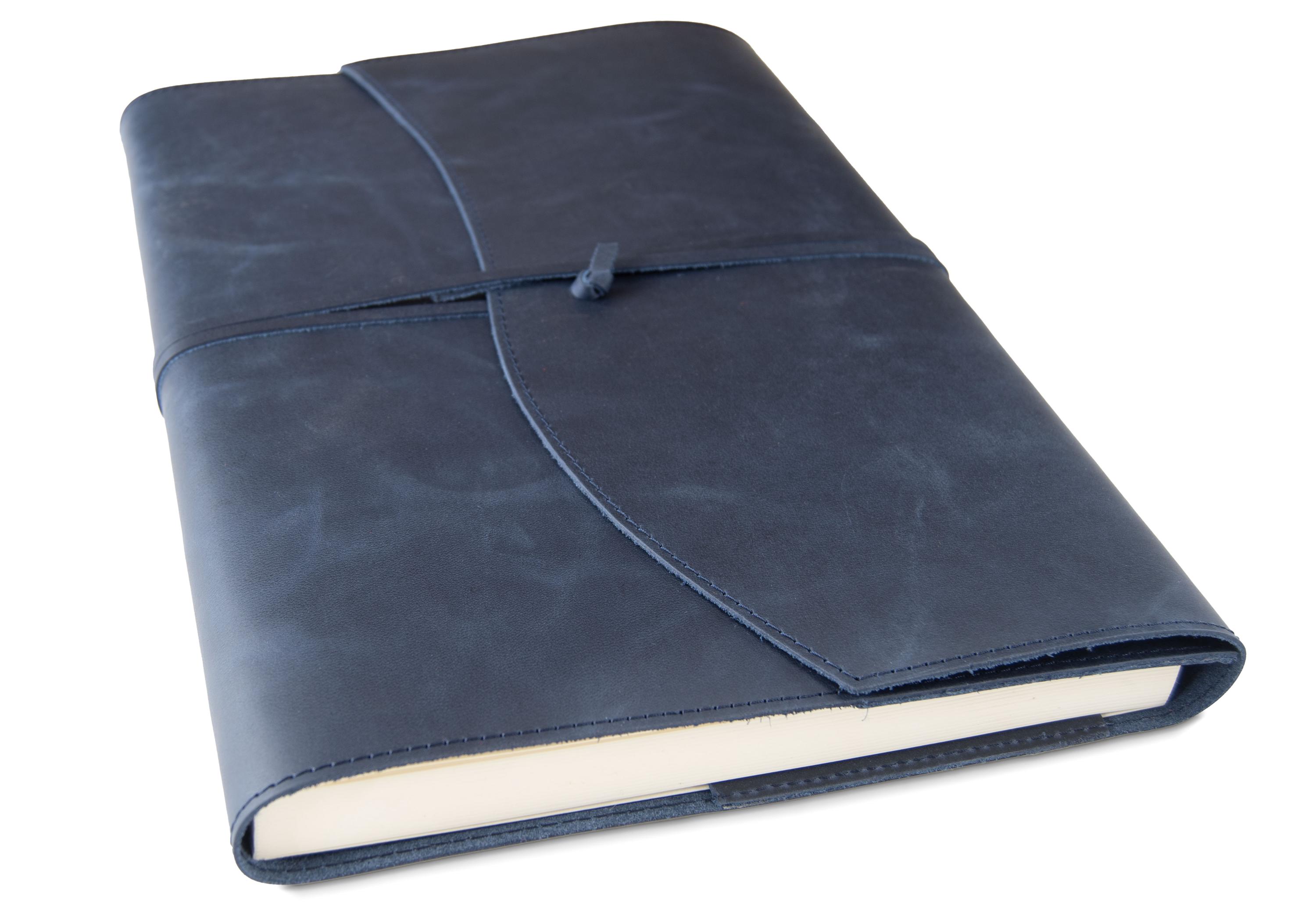 アマルフィ A4 ハンドメイド イタリアンレザー詰め替え可能ジャーナル