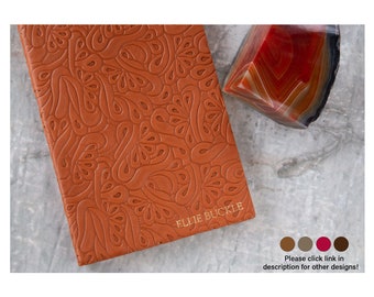 Cuaderno de viaje personalizado Italiano A5 de piel italiana (21 cm x 15 cm). ¡Grabado de iniciales gratuito!