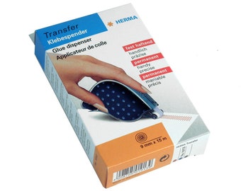 Hermafix Photo Mounting Adhesive: Acid and Solvent Free, Easy Roll, Easy to Use. German-Made Quality. Ideal for Albums, Scrapbooks, Crafts