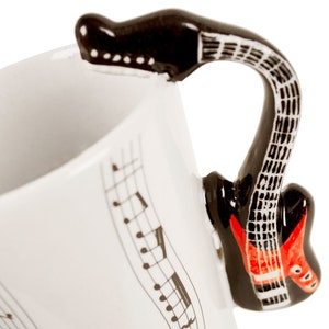 Life Arts Electric Guitar Handmade Hand-Painted Coffee Mug 8oz 10cm x 8cm A Perfect Gift for A Music Lover image 5