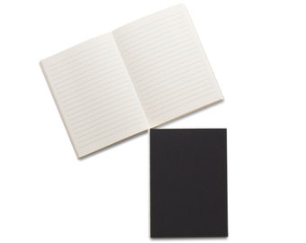 ilCarta A6+ Journal Refill Italian Acid-Free Paper Plain Lined (17x12cm) 250 Pages Notebook Insert Refillable Journal Made in Italy