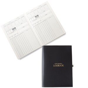 Acuto A4 Yacht Log Book Gift Set Personalised Handmade Italian Leather ...