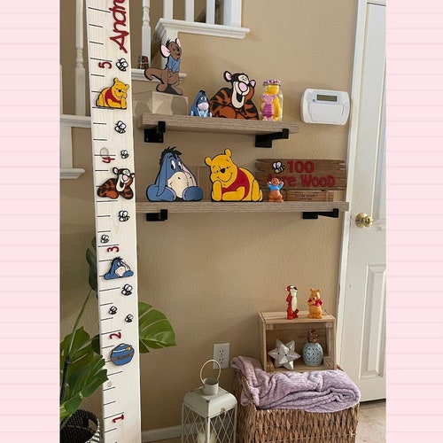 Adorable and Personalized Classic Winnie the Pooh Growth Chart - Etsy