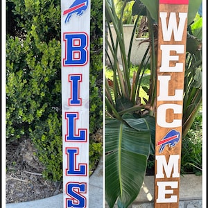 Buffalo Bills Welcome Sign Leaner image 1