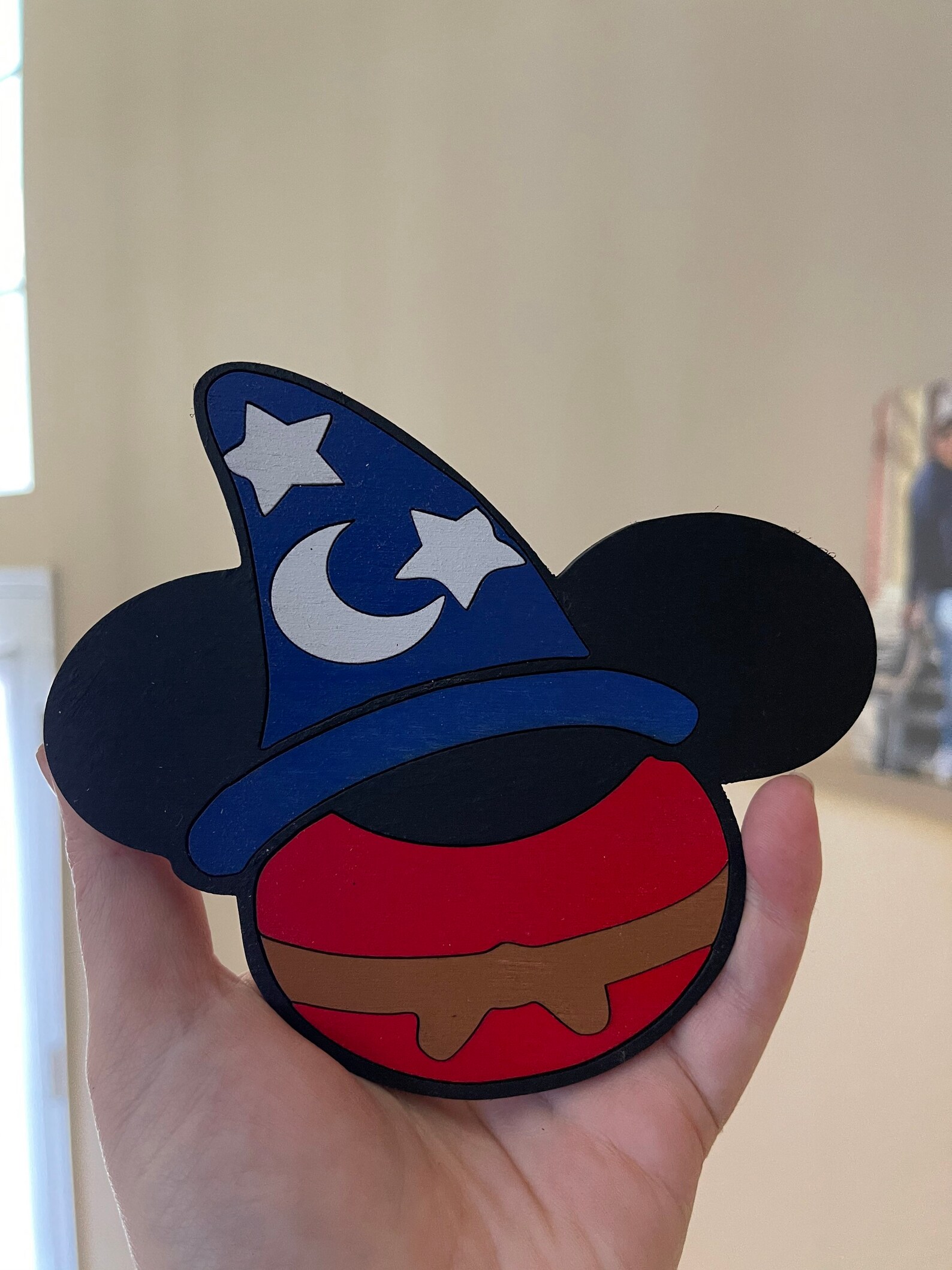 Mickey Mouse Sorcerer Hat Disney Inspired Large Magnet - Etsy