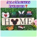 Minnie OR Mickey Mouse Inspired Interchangeable Seasons Home Sign | Starter Pack 