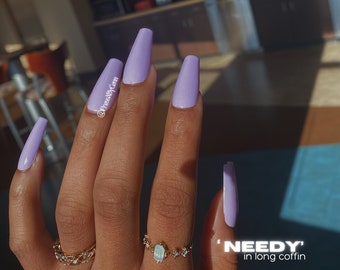 Lavender Luxury Press On Nails | Needy | Handmade, Soft Gel Nails