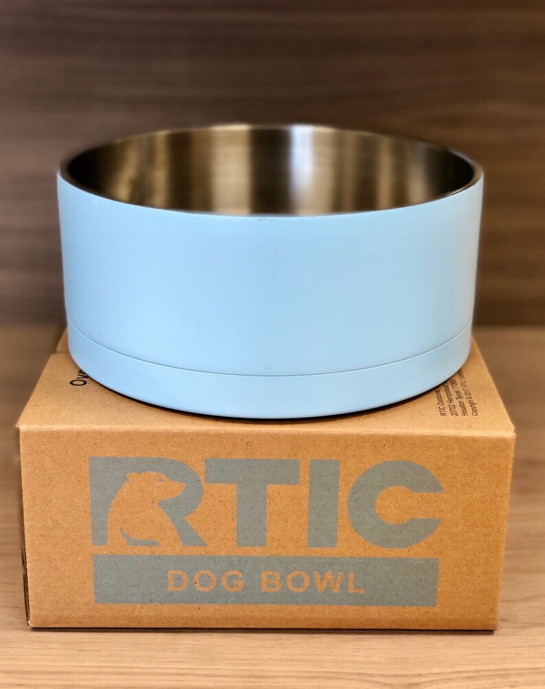 RTIC Dog Bowl Laser Engraved Custom Dog Bowl Engraved Etsy