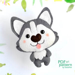 Pomsky plush Etsy Mexico