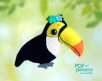 Pdf And Svg Sewing Patterns Of Cute Felt Toys Par Sokolfelt Sur Etsy