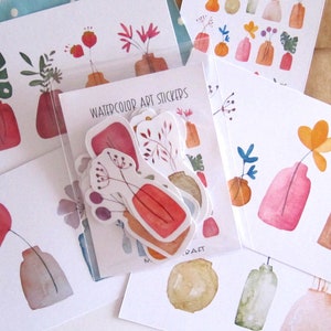 cartes art + autocollant,