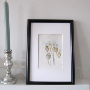 Acquerelli, foto ad acquerello di piante, acquerello di fiori, foto decorativa, foto ad acquerello, foto con cornice decorativa, regalo