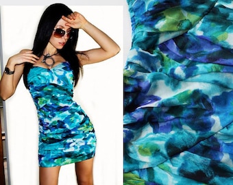 Strapless Floral Detail Padded Fully Lined Stretching Summer Casual Cocktail Party Special Occasion Form Fitting Mini Dress Women XS S M L