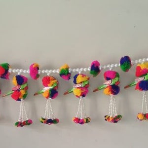 Bandanwar- wall hanging - toran - door hanging- floral bandarwal