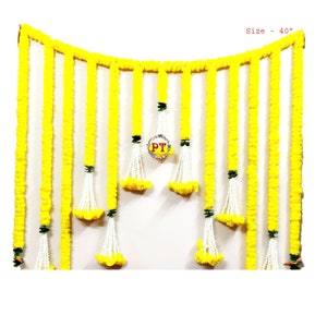 Bandanwar- wall hanging - toran - door hanging- floral bandarwal