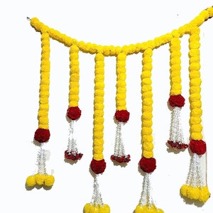 Bandanwar- wall hanging - toran - door hanging- floral bandarwal
