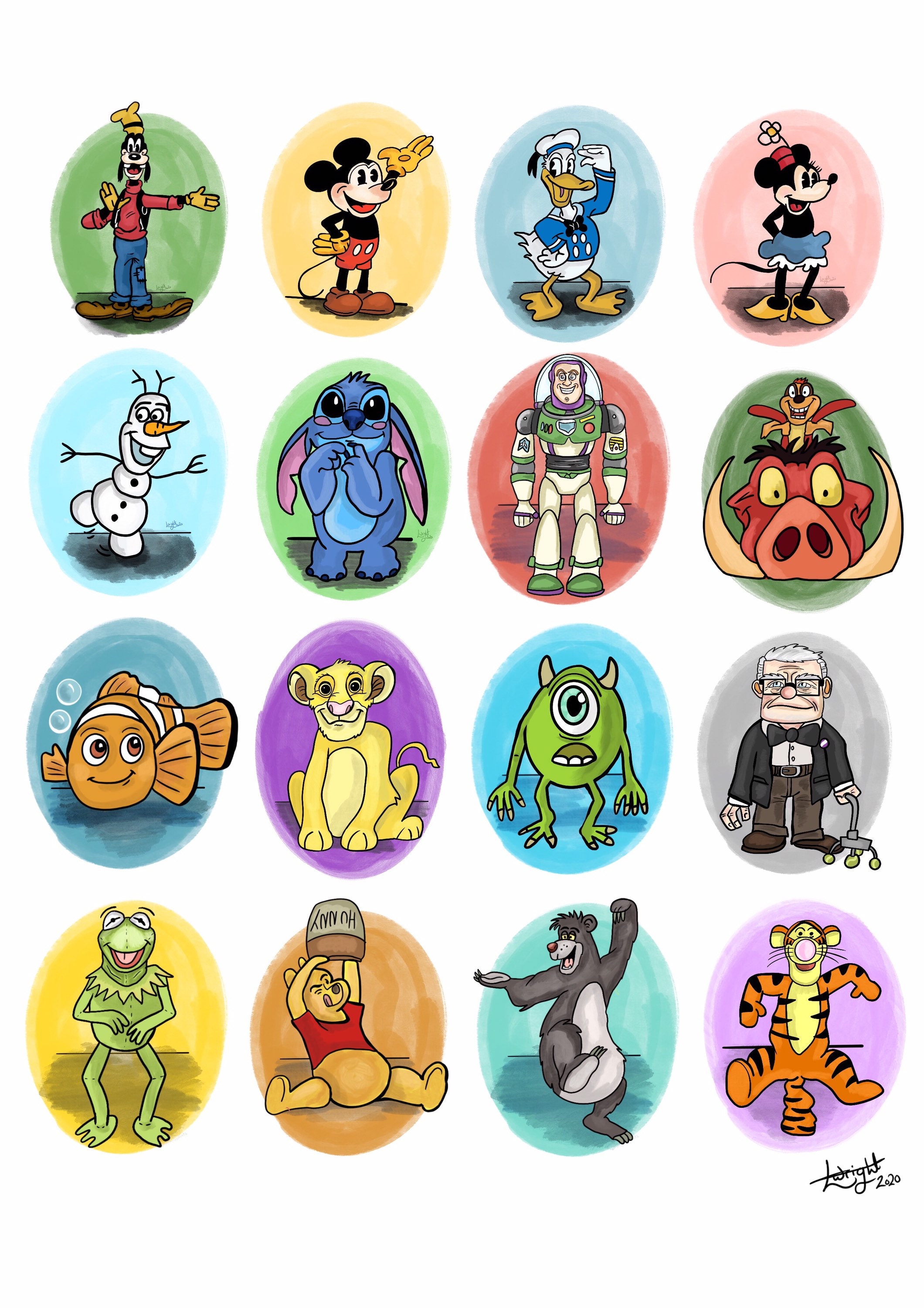 Disney Characters Pictures To Print