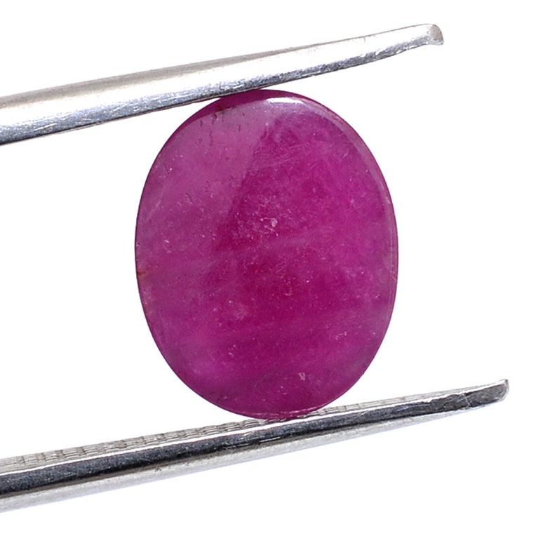 Natural Ruby 10x8 MM Oval Calibrated Cabochon Loose Precious Gemstone.