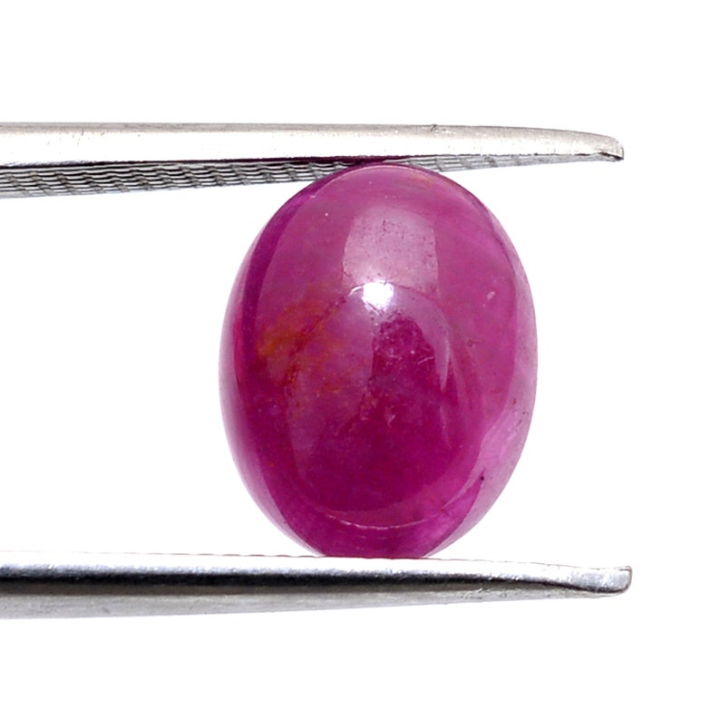 Natural Ruby 10x8 MM Oval Calibrated Cabochon Loose Precious Gemstone.