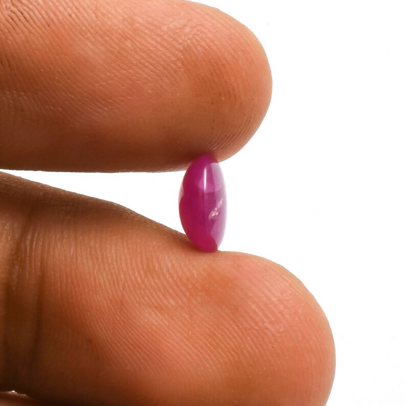 Natural Ruby 8X6 MM Oval Calibrated Cabochon Loose Precious Gemstone.