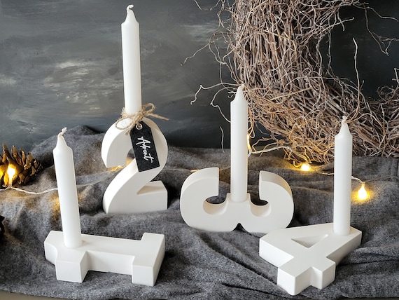 Adventskranz Zeichnung Amazon.de: Schmucks HOME Adventskranz Modern
