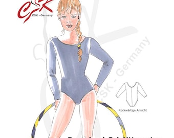 Bodysuit/Jersey PDF Sewing Pattern Size 152