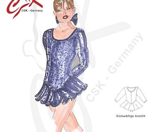 Freestyle dresses PDF pattern Gr. 128