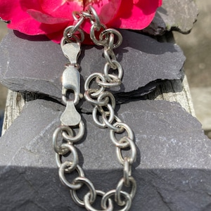 Sterling Silver Bracelet Ideal For Charms.