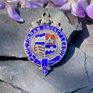 Antique Silver & Enamel Sporting Medal/Pendant. Mappin And Webb.