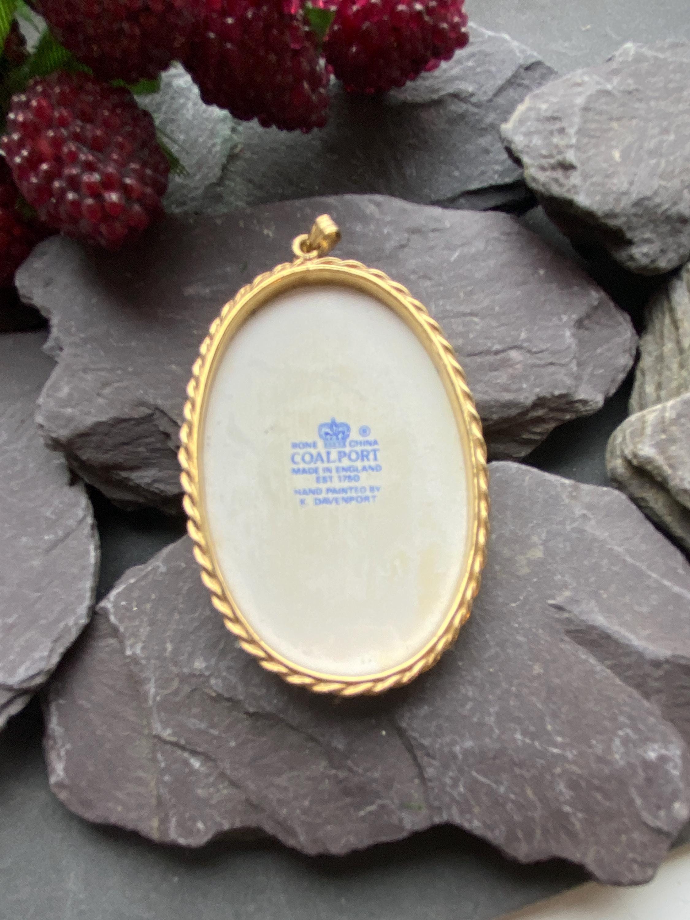 ヴィンテージ コールポート ハンドペイント セラミック & 金箔