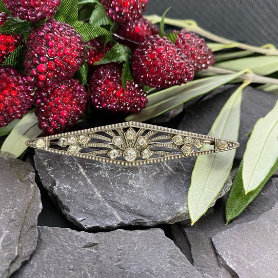 Broche Fantaisie Style Art Déco - Vintage, Occasion En Bon état