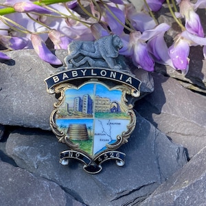 Antique Medal/Pendant In Sterling Silver And Enamel.