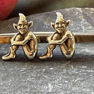 Vintage Pixie-brosch i sterlingsilver. bild 3