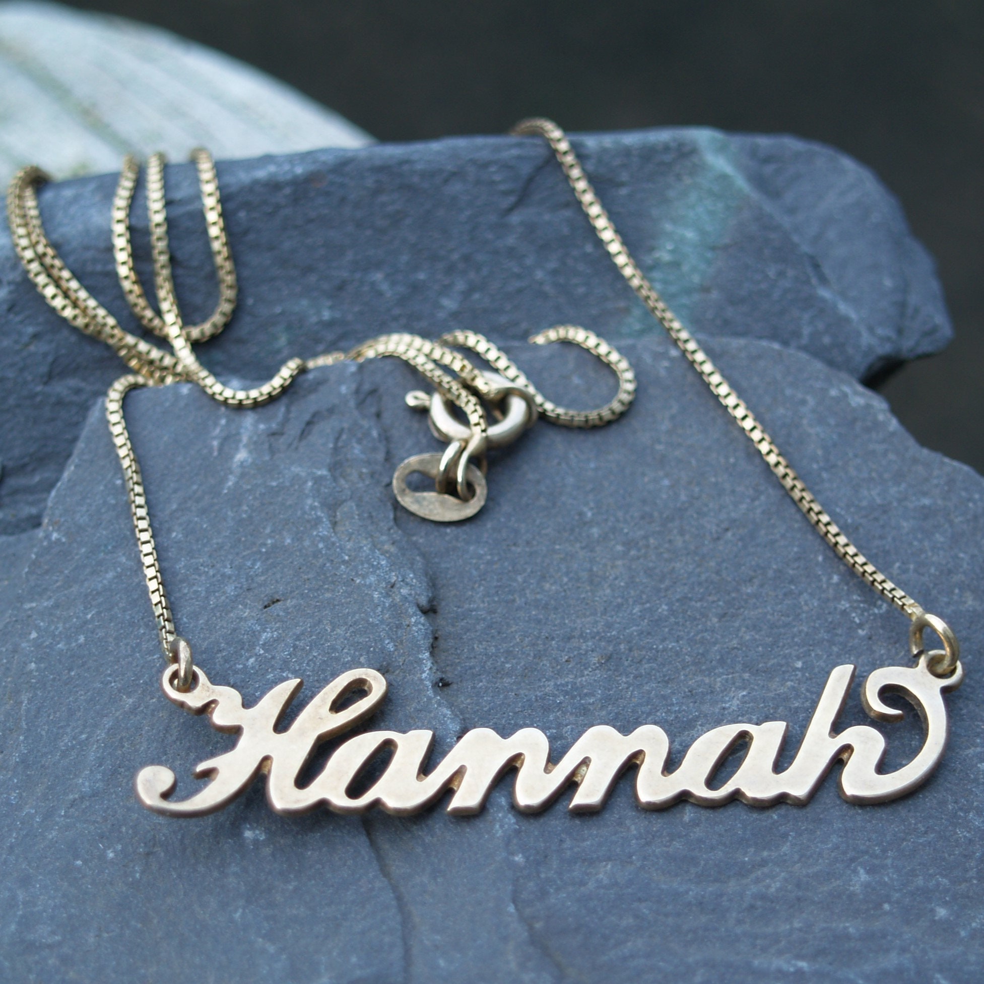 Hannah necklace silver online