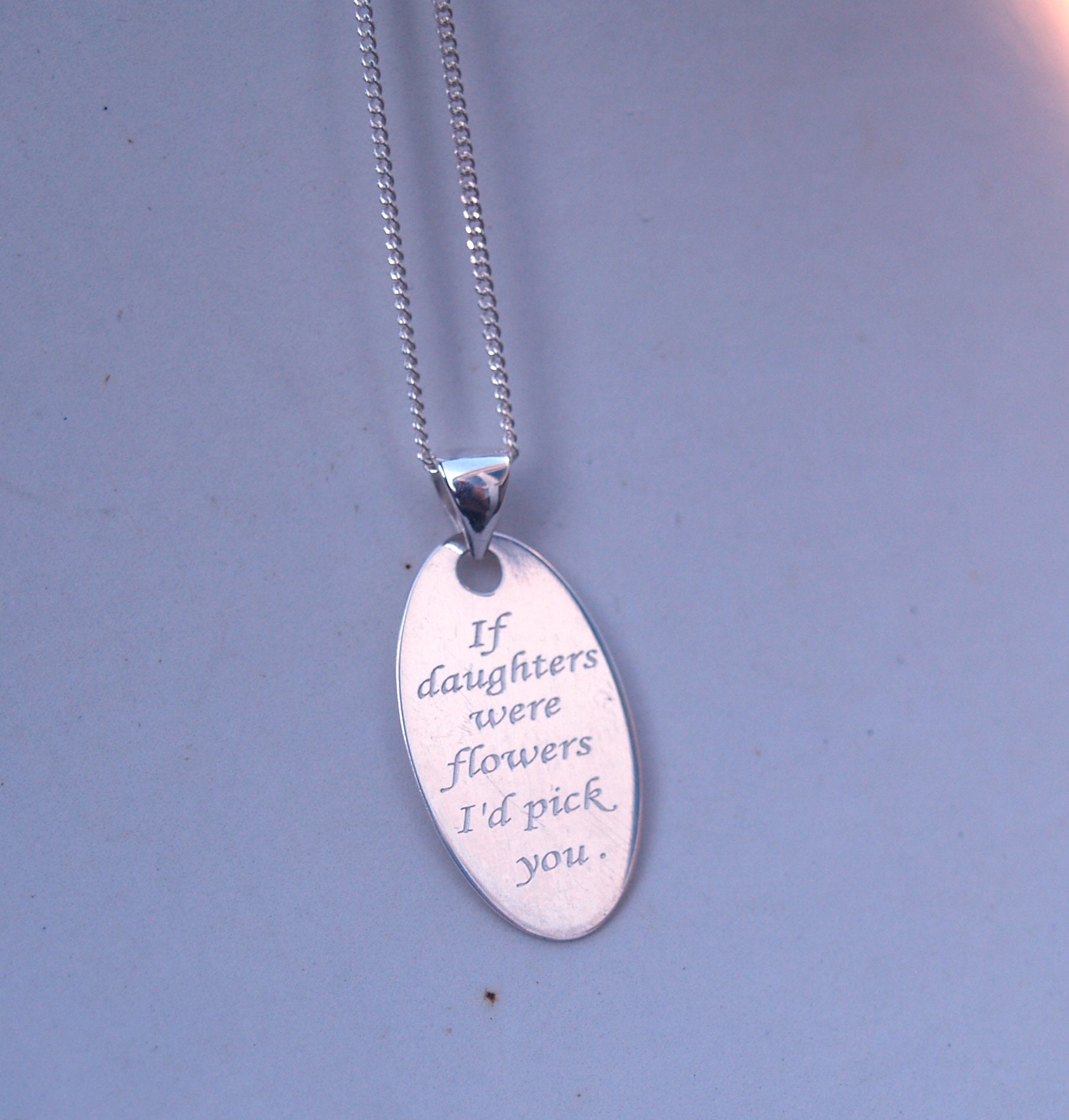 If daughters were flowers cheap necklace
