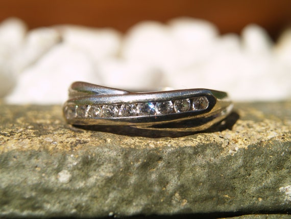 9ct white gold online eternity ring