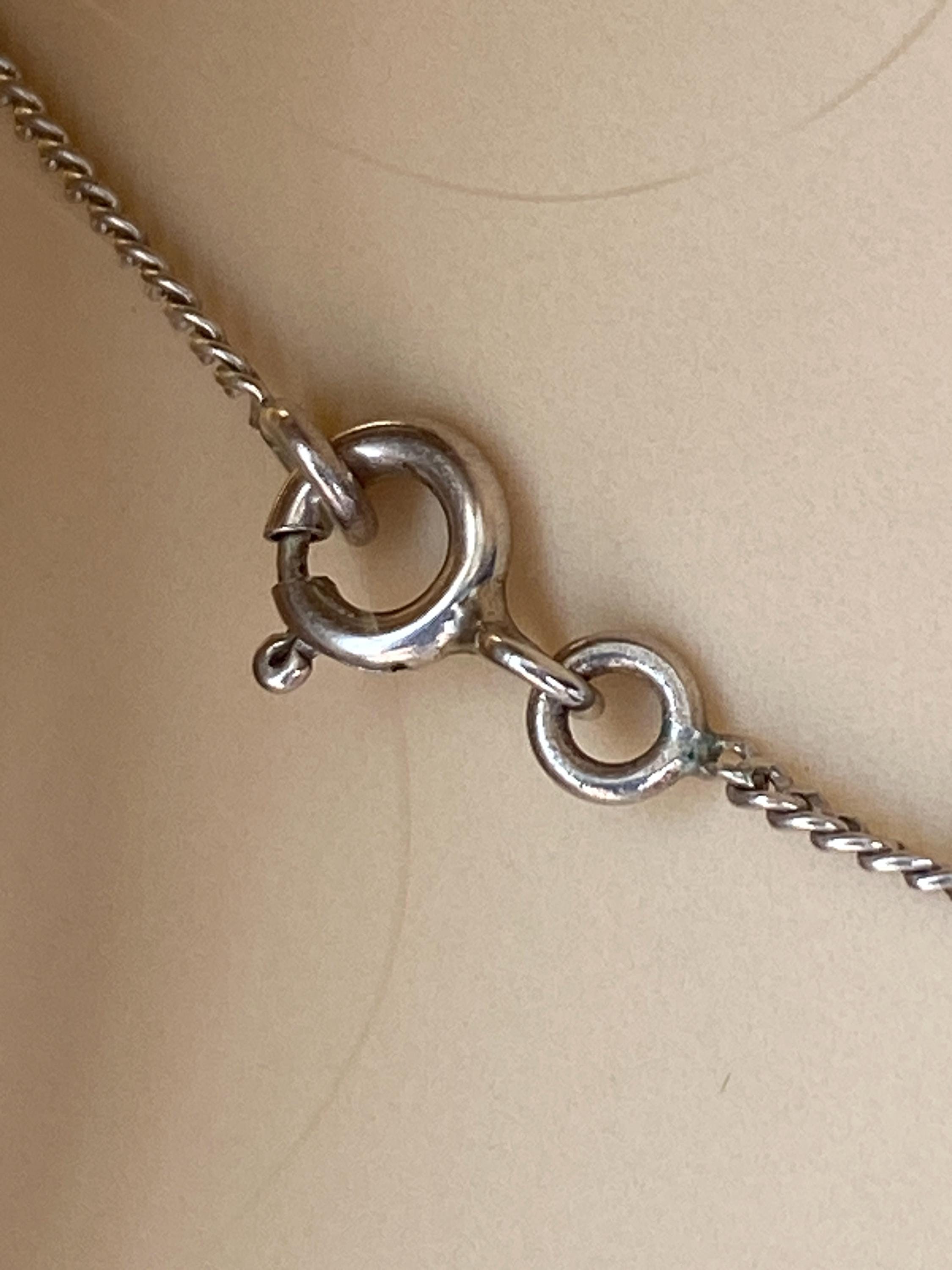 ❤︎︎  Silver Gothic Princess Necklace With Spectrolite & Amethyst