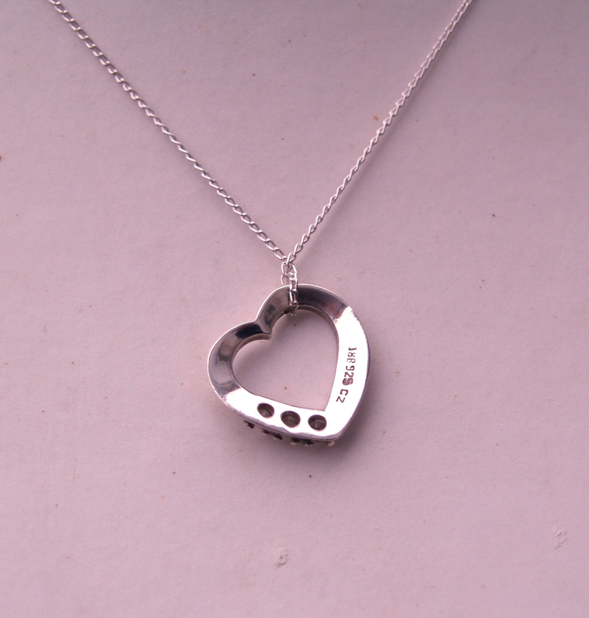 Ciondoli a forma di cuore in argento 925 color oro rosa per