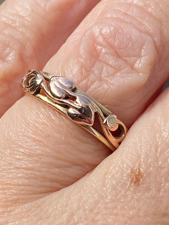 Clogau 9ct Rose Gold Tree Of Life Welsh Gold Ring… - image 5