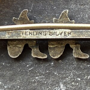 Vintage Pixie-brosch i sterlingsilver. bild 4