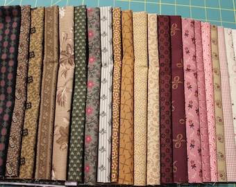 18 X 22 21 DEVON COUNTY Reproduction 100/% Cotton Quilt Fabric Fat Quarters By Karen Styles For Marcus Fabrics
