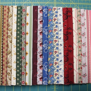 22 CIVIL WAR REPRODUCTION 1/4 Yard (9x44&quot;) Quilt Fabric By Judie Rothermel For Marcus Fabrics-A