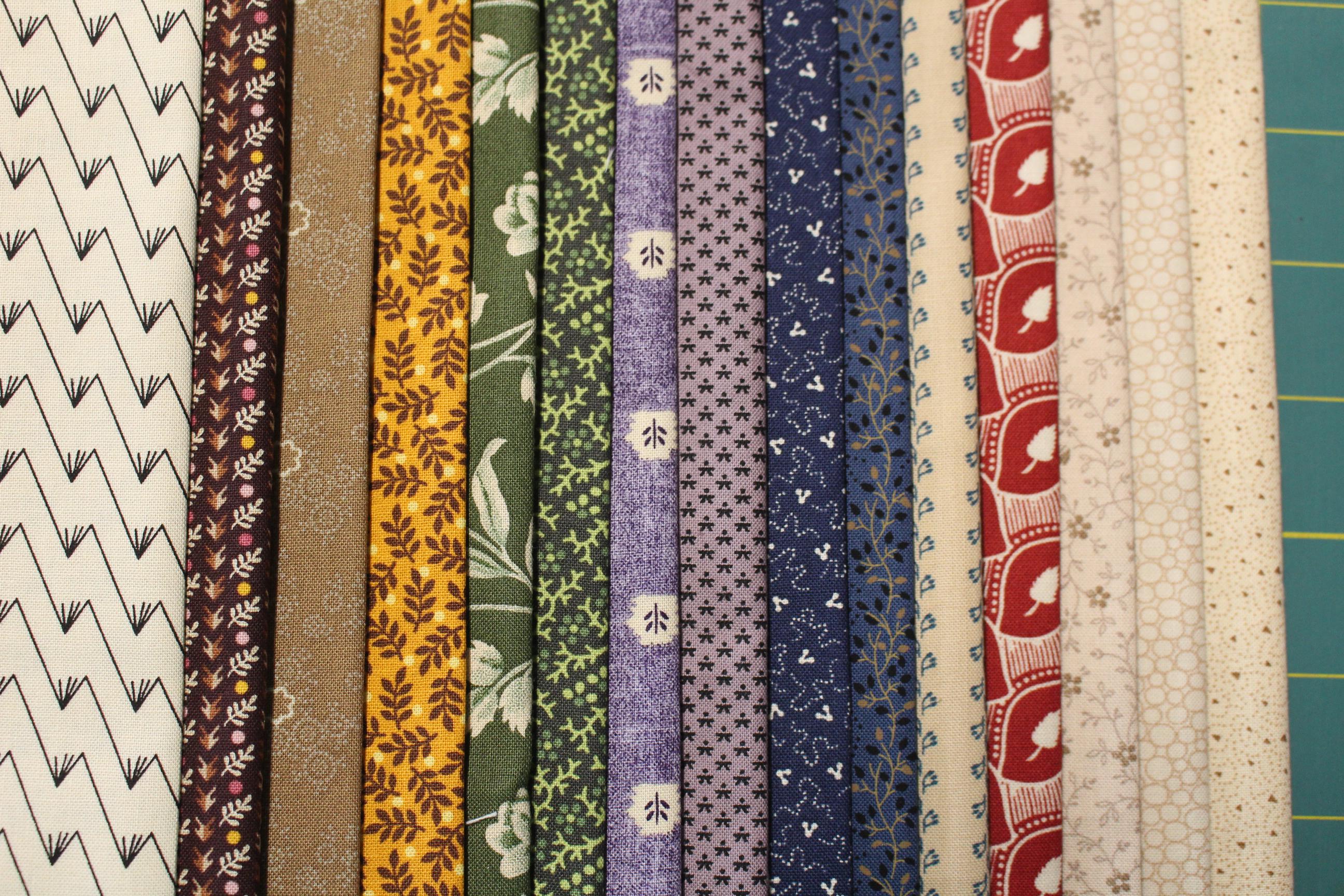 15 CIVIL WAR REPRODUCTION 1/4 Yard (9x44") Quilt Fabric By Marcus Fabrics-A