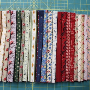 26 Civil War/Reproduction Quilt Fabric Fat Quarters (18x22&quot;) By Judie Rothermel For Marcus Fabrics