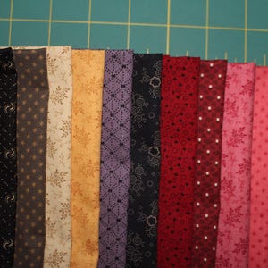 10 CIVIL WAR/REPRODUCTION 100% Cotton Quilt Fabric Fat Quarters (18x22&quot;) By Paula Barnes For Marcus Fabrics